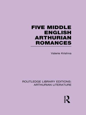 cover image of Five Middle English Arthurian Romances